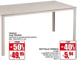 Il Gigante Tavolo mod. Taurus offerta