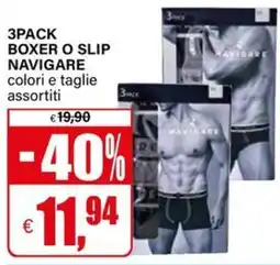 Il Gigante Boxer o slip Navigare offerta