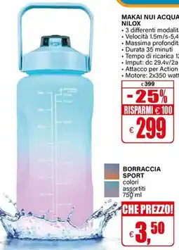 Il Gigante Borraccia sport colori assortiti offerta