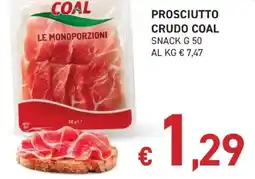 Coal Prosciutto crudo Coal offerta
