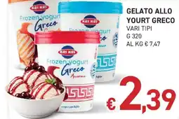 Coal Gelato allo yogurt greco Kri Kri offerta
