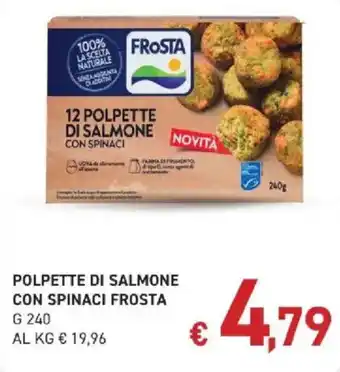 Polpette di salmone con spinaci Frosta