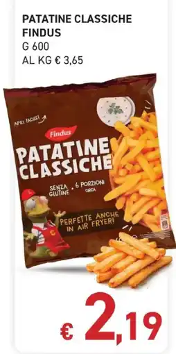 Coal Patatine classiche Findus offerta