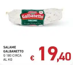 Coal Salame Galbanetto offerta