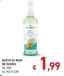 Coal Aceto di riso De Nigris offerta