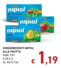 Coal Omogeneizzati Nipiol alla frutta offerta