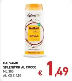 Coal Balsamo Splend'Or al Cocco offerta