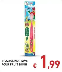 Coal Spazzolino Piave Four Fruit Bimbi offerta