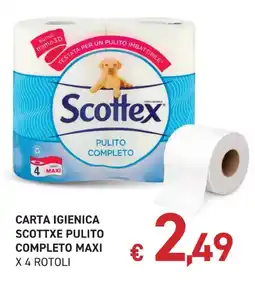 Coal Carta igienica Scottex Pulito Completo Maxi offerta