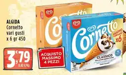 Rossotono Carrefour Algida Cornetto offerta