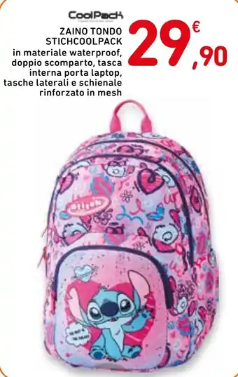 Zaino tondo Stitch CoolPack