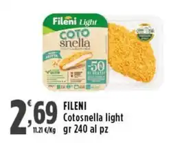 Rossotono Carrefour Fileni Cotosnella light offerta
