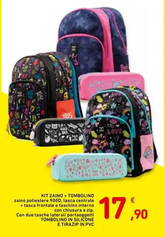 Kit Zaino + Tombolino
