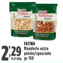 Rossotono Carrefour Fatina Mandorle extra pelate/sgusciate offerta