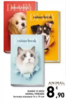 Conad Superstore Diario 12 mesi Animal Friends offerta