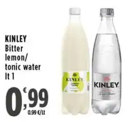 Rossotono Carrefour Kinley bitter lemon/tonic water offerta