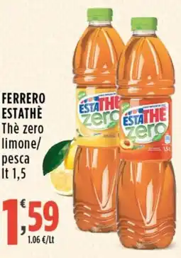Rossotono Carrefour Ferrero Estathè zero offerta