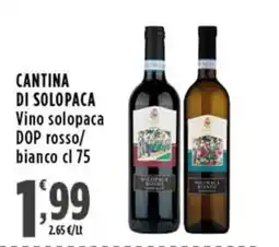 Rossotono Carrefour Vino solopaca DOP rosso/bianco offerta