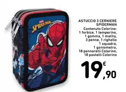Conad Superstore Astuccio 3 cerniere Spiderman offerta