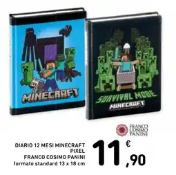 Conad Superstore Diario 12 mesi Minecraft Pixel offerta