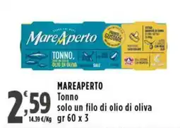 Rossotono Carrefour Mareaperto Tonno offerta
