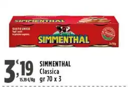 Rossotono Carrefour Simmenthal Classica offerta