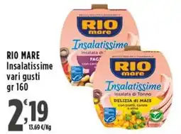 Rossotono Carrefour Rio mare Insalatissime offerta