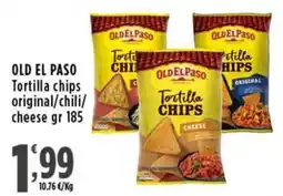 Rossotono Carrefour Old El Paso Tortilla chips Cheese offerta