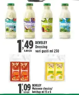 Rossotono Carrefour Develey Dressing offerta