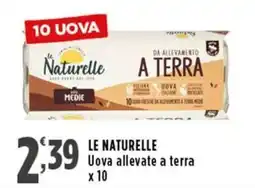 Rossotono Carrefour Le Naturelle Uova allevate a terra offerta
