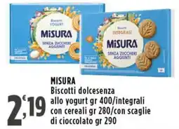 Rossotono Carrefour Biscotti dolcesenza Misura offerta