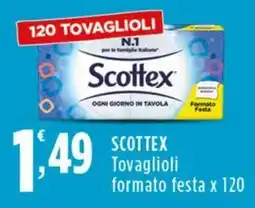 Rossotono Carrefour Scottex Tovaglioli offerta