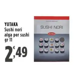 Rossotono Carrefour Yutaka sushi nori offerta