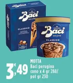 Rossotono Carrefour Baci perugina gelato classico offerta