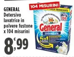 Rossotono Carrefour Detersivo lavatrice in polvere fustone General offerta