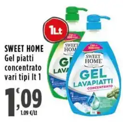 Rossotono Carrefour Sweet Home Gel piatti concentrato offerta