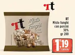 Rossotono Carrefour RT Misto funghi con porcini offerta