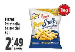 Rossotono Carrefour Pizzoli Patasnella bastoncini offerta