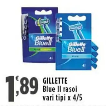 Rossotono Carrefour Gillette Blue II rasoi offerta