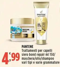 Rossotono Carrefour Pantene trattamenti per capelli offerta