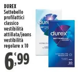 Rossotono Carrefour Durex Settebello profilattici classico offerta