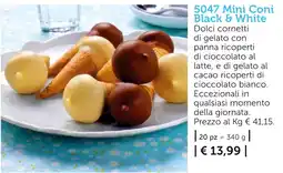 Bofrost Mini Coni Black & White offerta