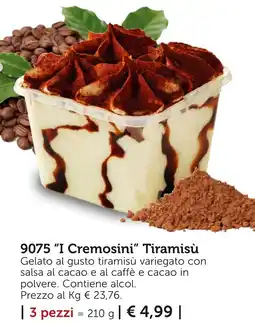 Bofrost I Cremosini Tiramisù offerta