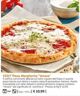 Bofrost Pizza Margherita Verace offerta
