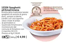 Bofrost Spaghetti all'Amatriciana con guanciale amatriciano offerta
