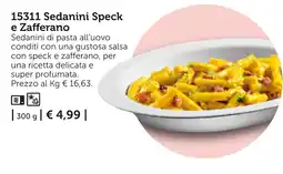 Bofrost Sedanini Speck e Zafferano offerta