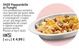 Bofrost Pappardelle ai Funghi offerta