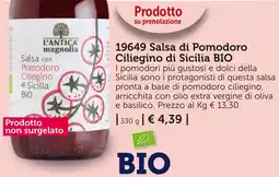 Bofrost Salsa di Pomodoro Ciliegino di Sicilia BIO offerta