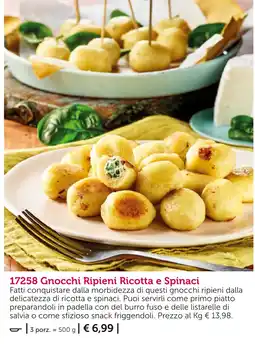 Bofrost Gnocchi Ripieni Ricotta e Spinaci offerta