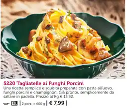 Bofrost Tagliatelle ai Funghi Porcini offerta